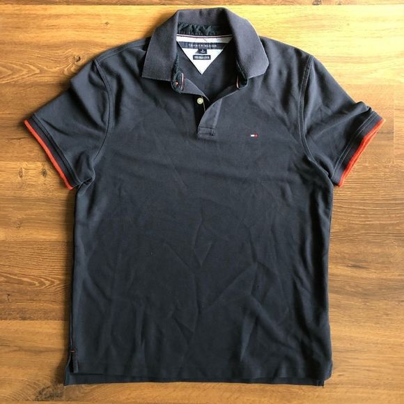 3/$50 Tommy Hilfiger men's short sleeve polo shirt. Size M GUC - Picture 3 of 6